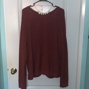 🍁 Aerie Open Back Sweater